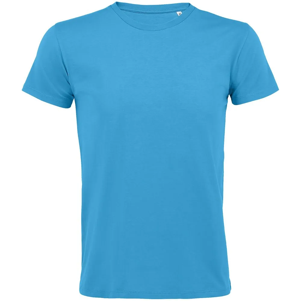 Sol's Футболка мужская Regent Fit 150, ярко-бирюзовая