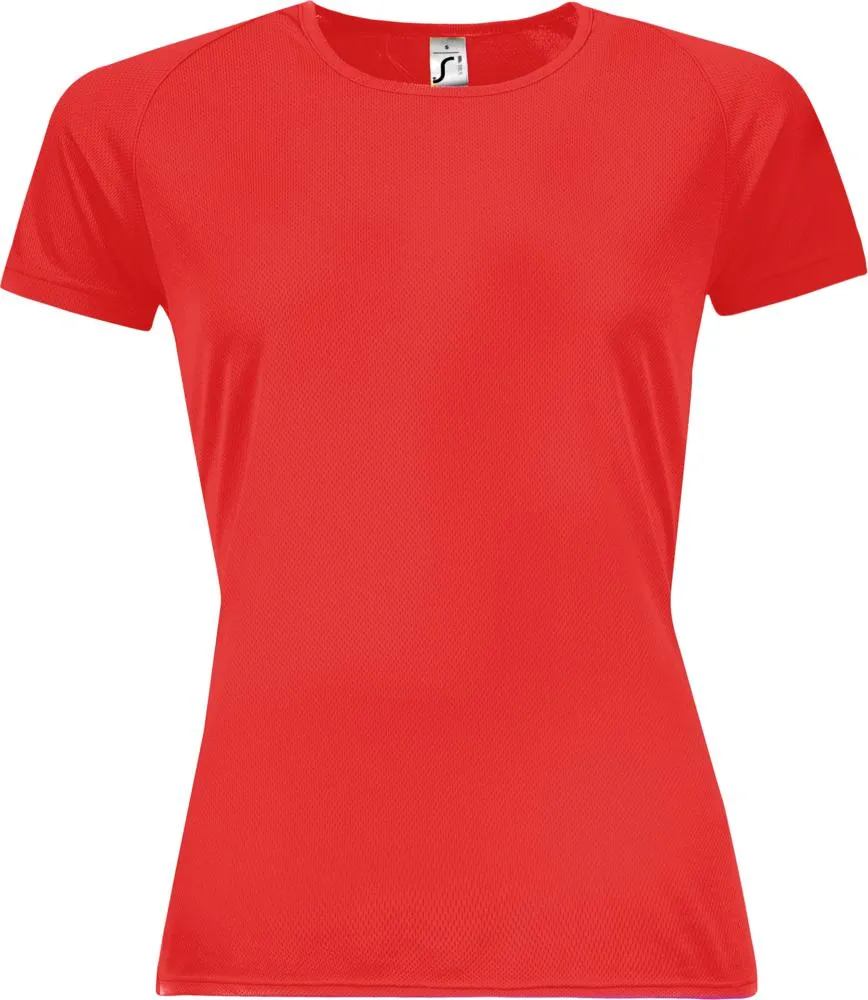 Sol's Футболка женская Sporty Women 140, красная