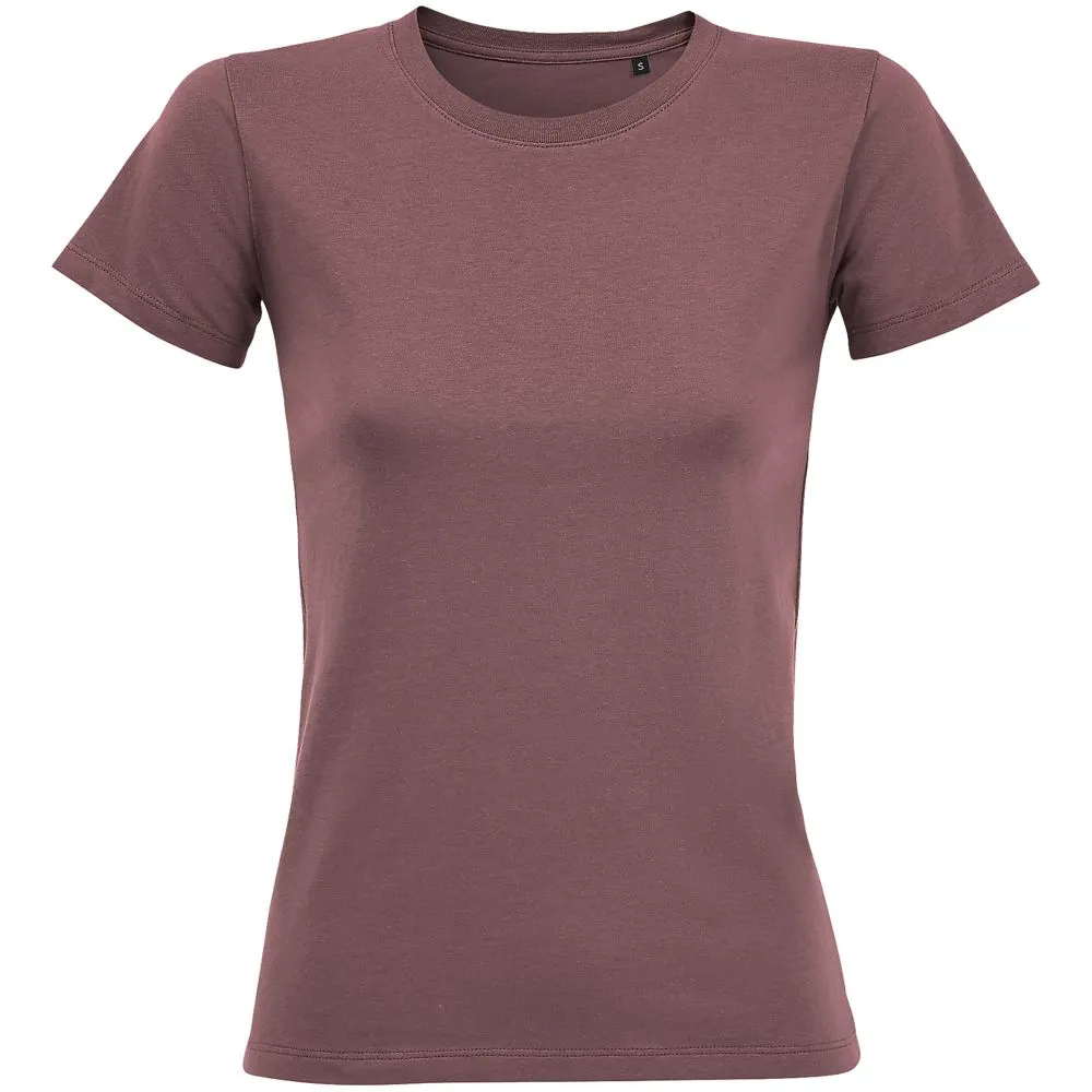 Sol's Футболка женская Regent Fit Women, пыльно-розовая
