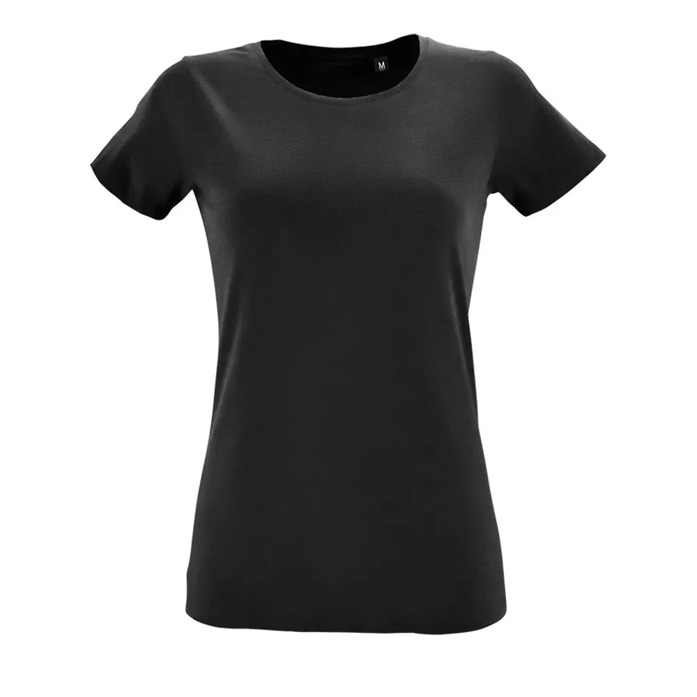 Sol's Футболка женская Regent Fit Women, черная