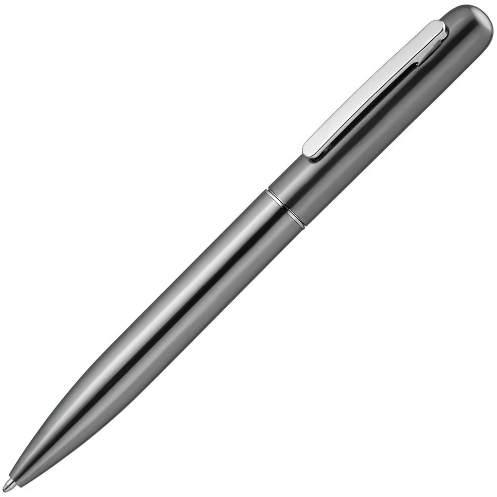 Open Ручка шариковая Scribo, серо-стальная