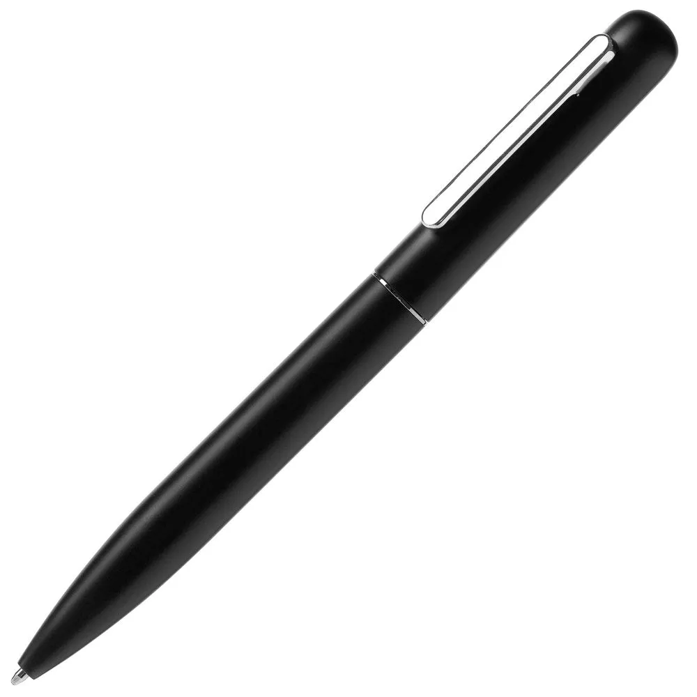 Open Ручка шариковая Scribo, матовая черная