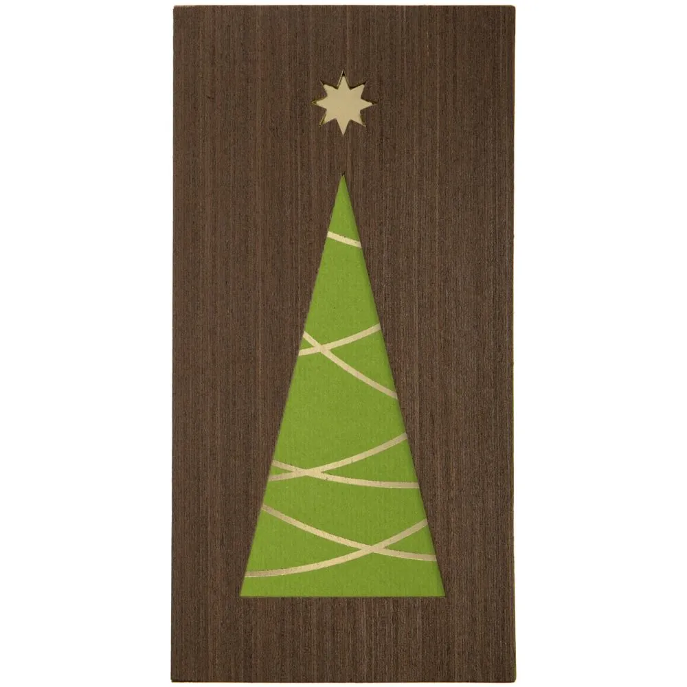 Сделано в России Открытка Season's Greetings, с елочкой