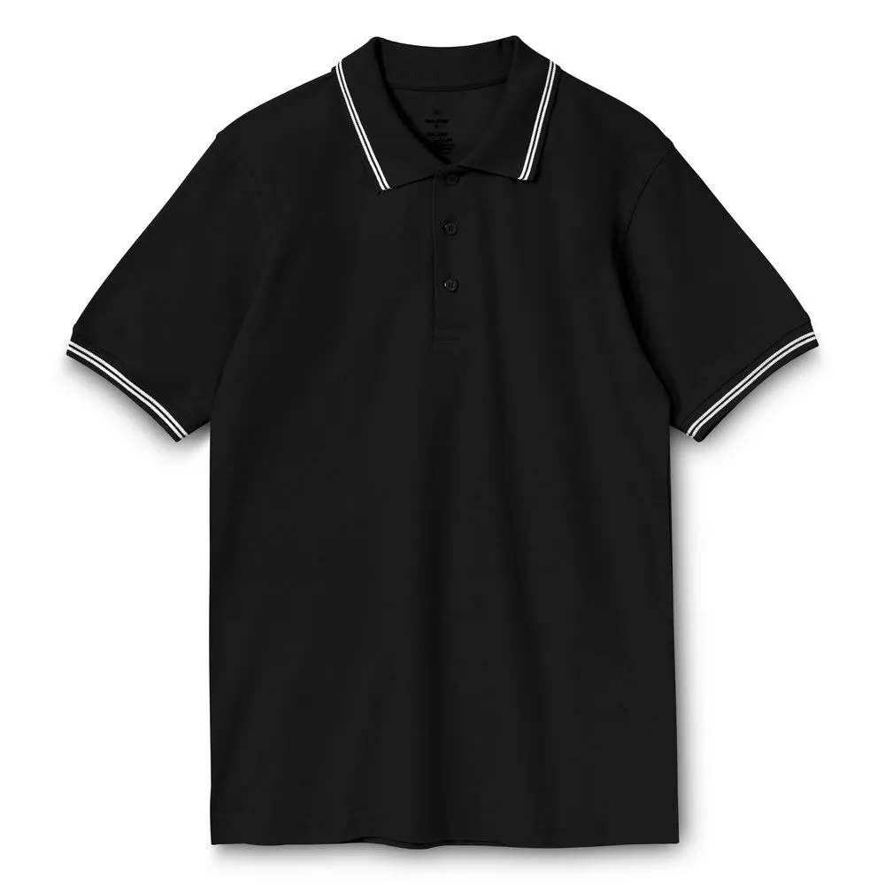 Unit Рубашка поло Virma Stripes, черная