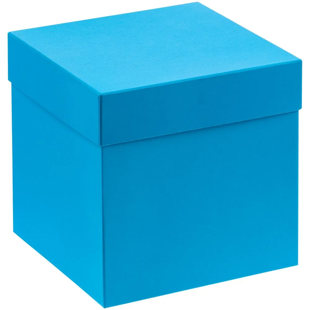 Сделано в России Коробка Cube, M, голубая