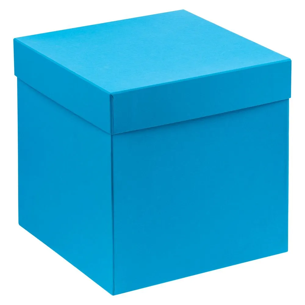 Сделано в России Коробка Cube, L, голубая