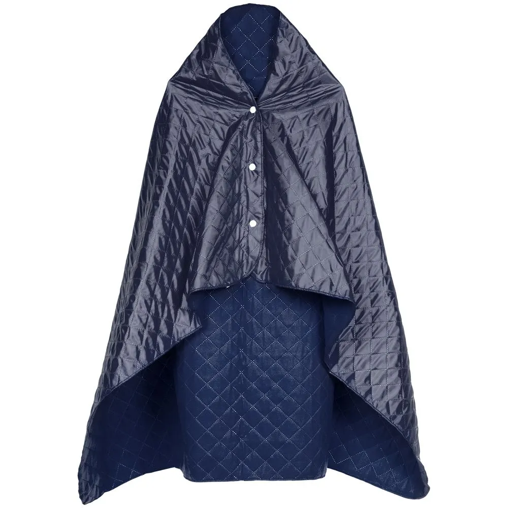 Molti Плед-пончо для пикника SnapCoat, синий