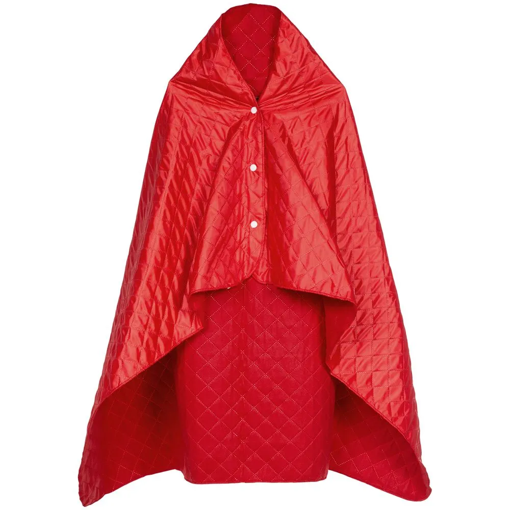 Molti Плед-пончо для пикника SnapCoat, красный