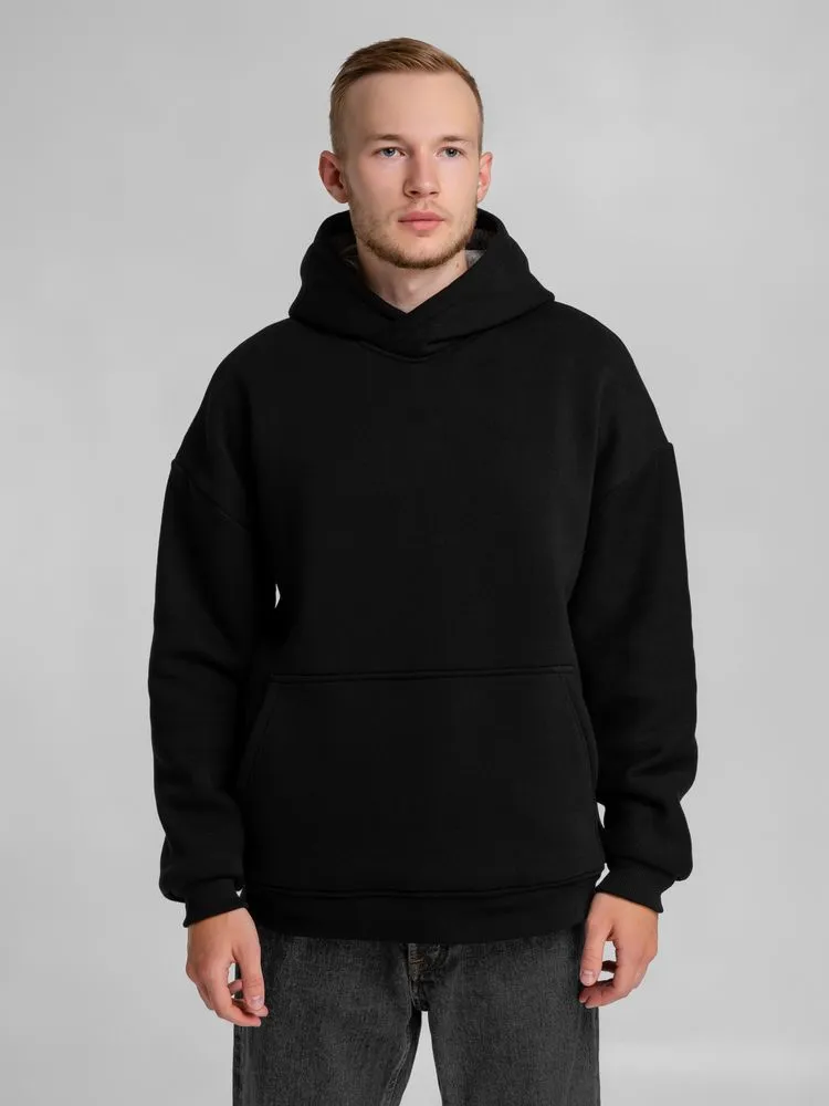 Molti Худи Furry Oversize, черное