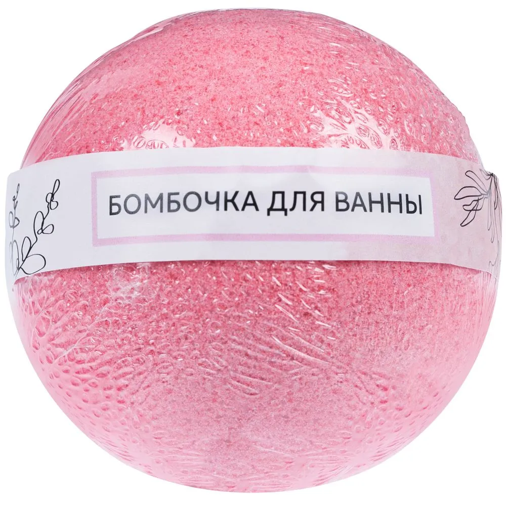Сделано в России Бомбочка для ванны Feeria, розовая орхидея