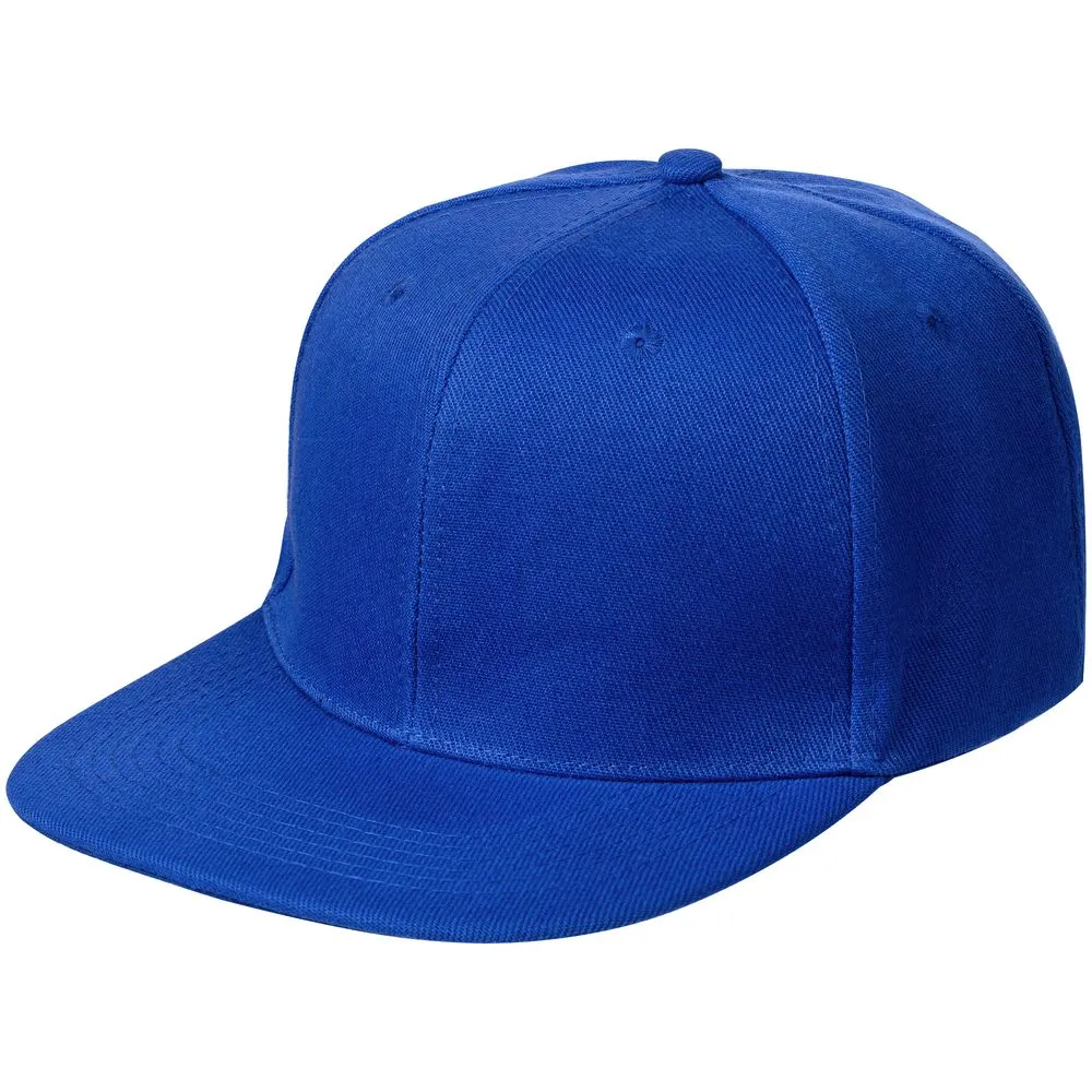 Molti Бейсболка Snapback с прямым козырьком, ярко-синяя
