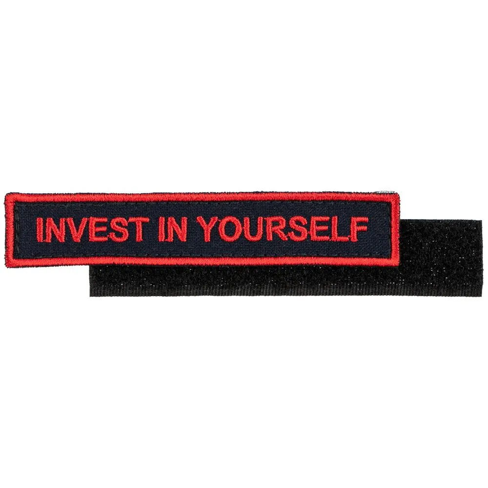 Сделано в России Шеврон на липучке Invest In Yourself