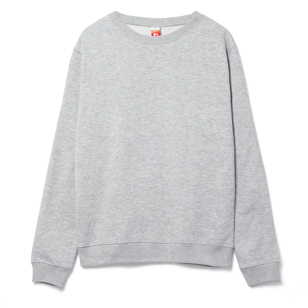 TH Clothes Свитшот унисекс Delta, серый меланж