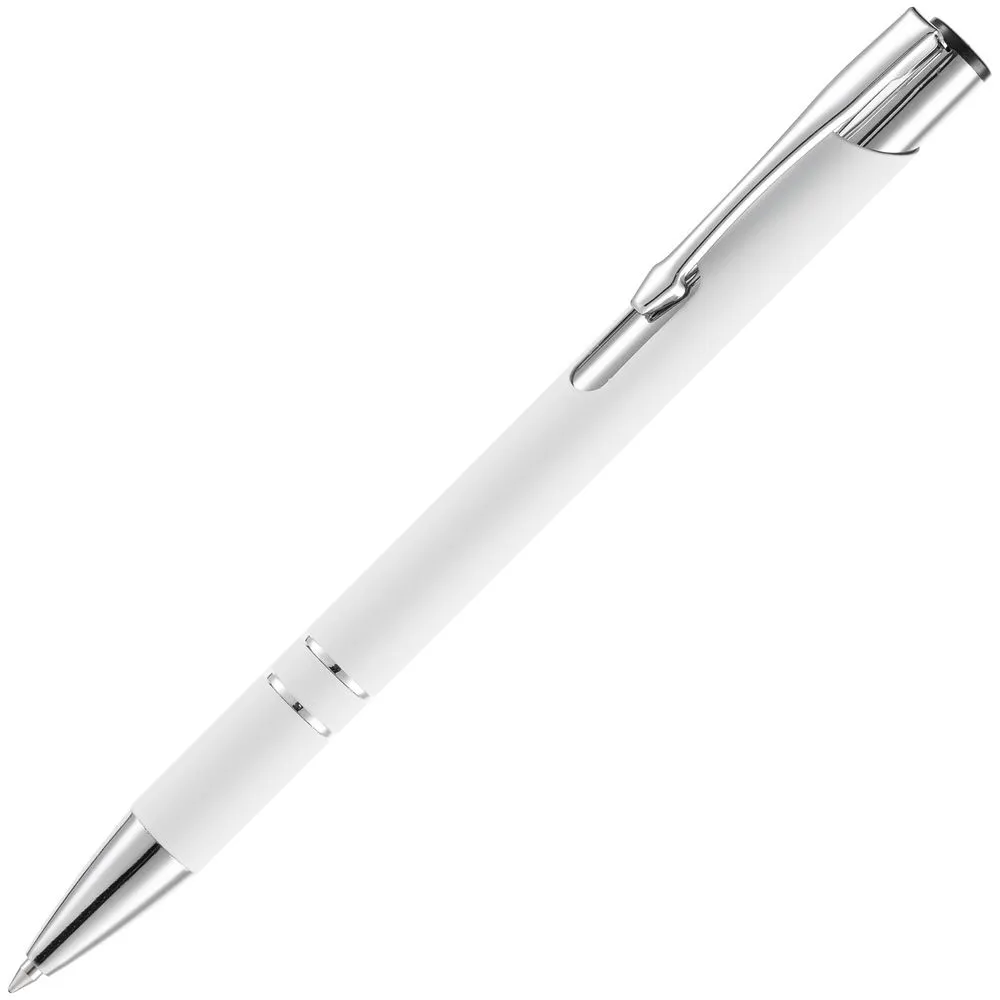 Open Ручка шариковая Keskus Soft Touch, белая