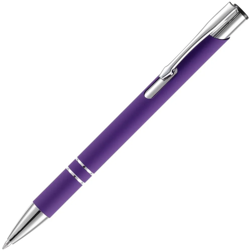 Open Ручка шариковая Keskus Soft Touch, фиолетовая