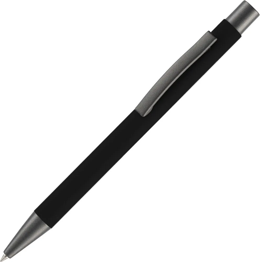 Open Ручка шариковая Atento Soft Touch, черная