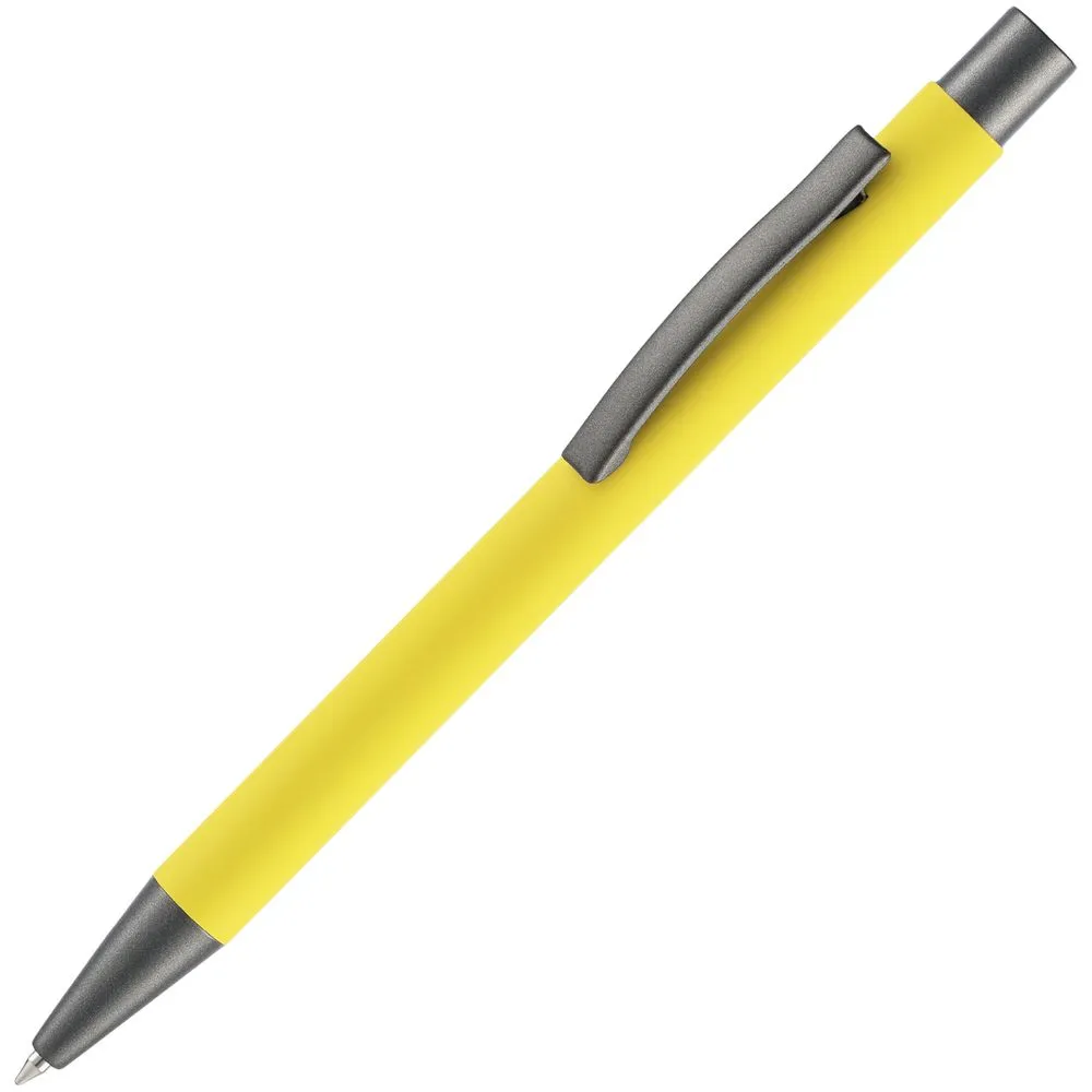 Open Ручка шариковая Atento Soft Touch, желтая