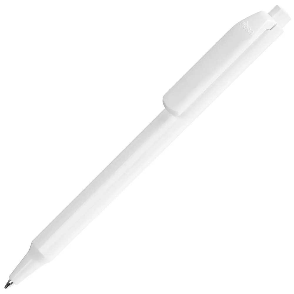 Pigra Ручка шариковая Pigra P04 Polished, белая
