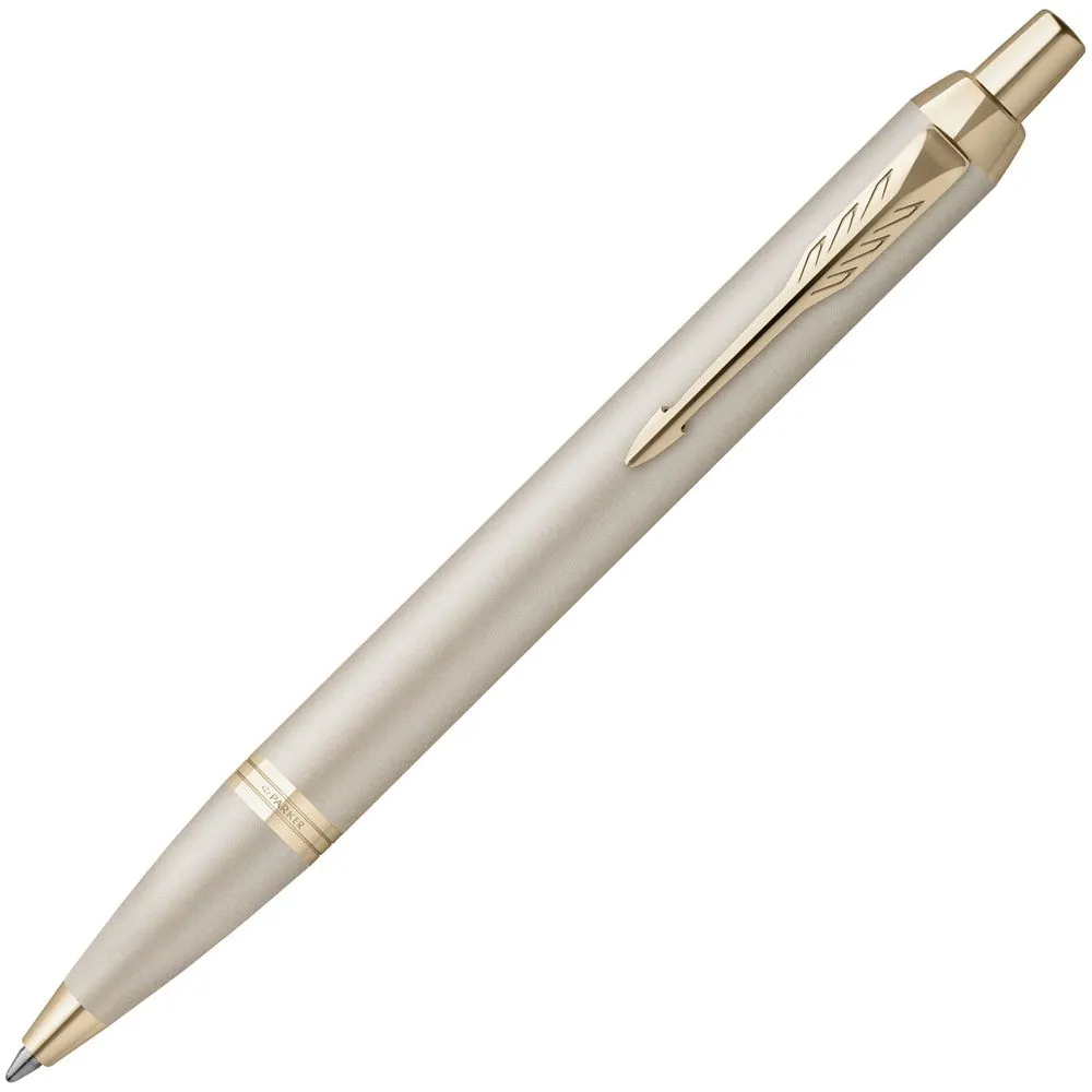Parker Ручка шариковая Parker IM Professionals Monochrome Champagne, золотистая