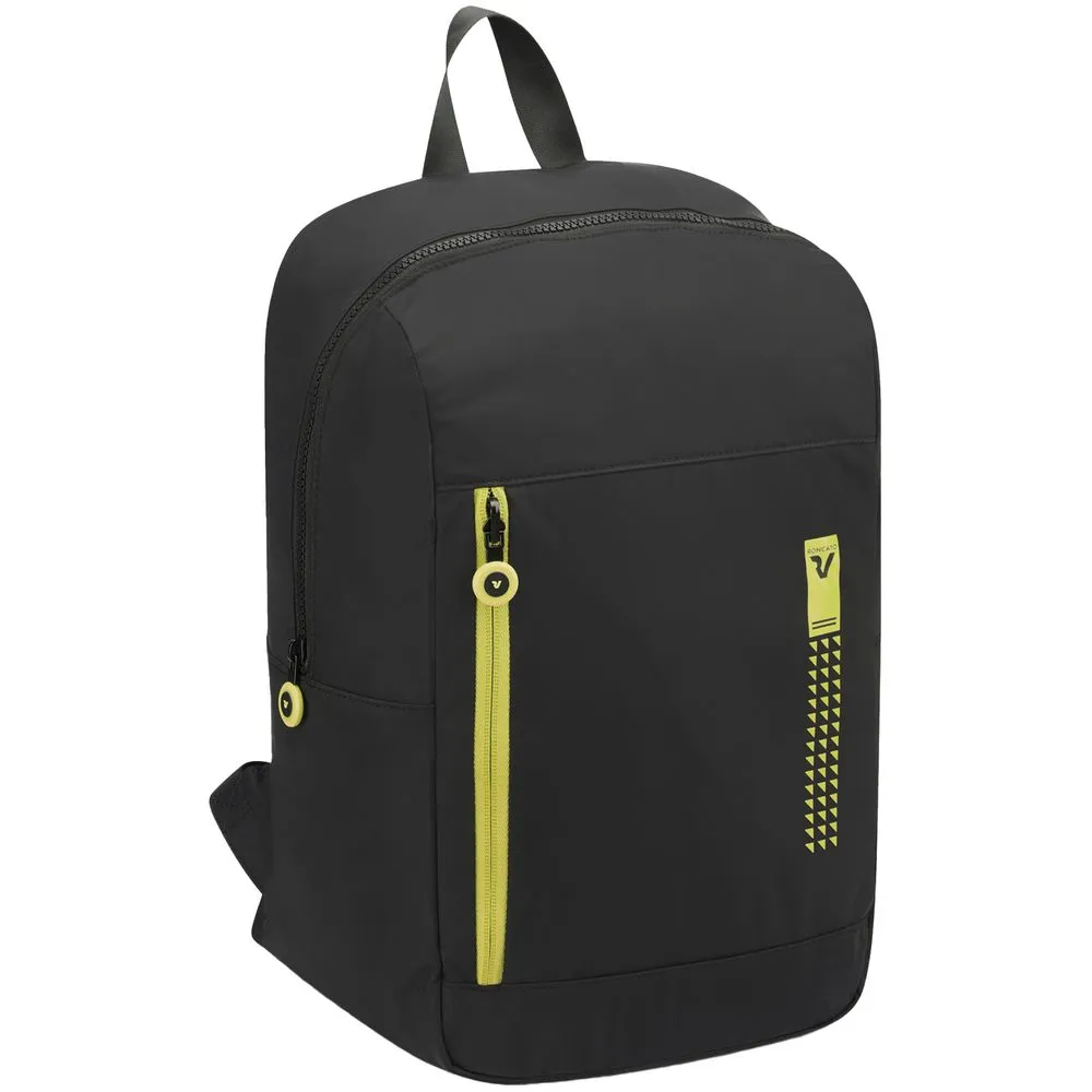 Roncato Складной рюкзак Compact Neon, черный с зеленым