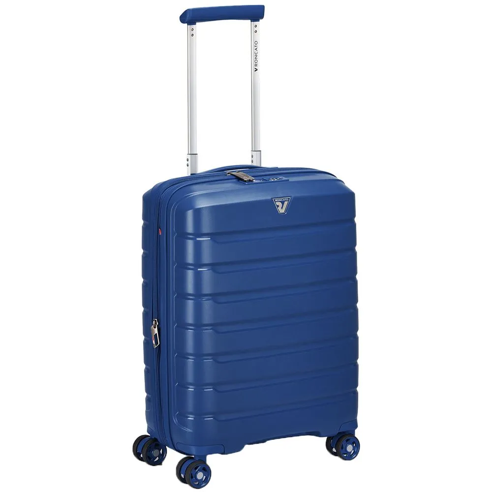 Roncato Чемодан Butterfly S, синий