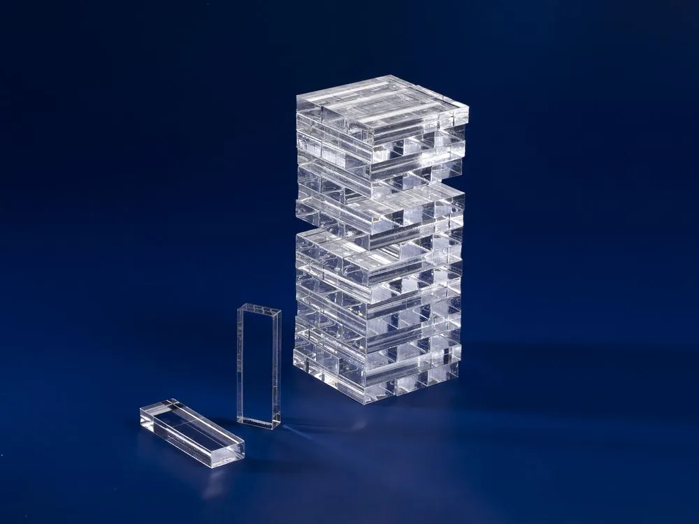 Сделано в России Игра Acrylic Tower, прозрачная