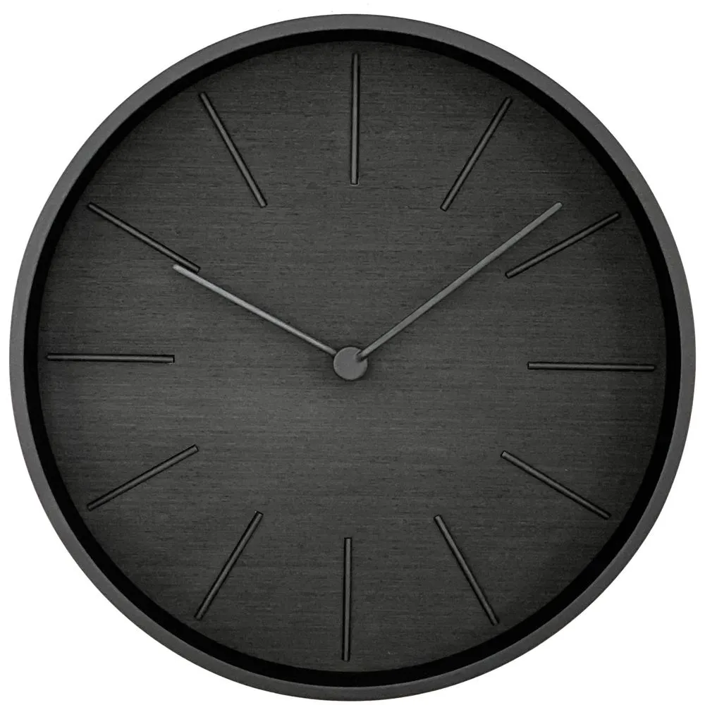 Pleep Часы настенные Plato, черное дерево