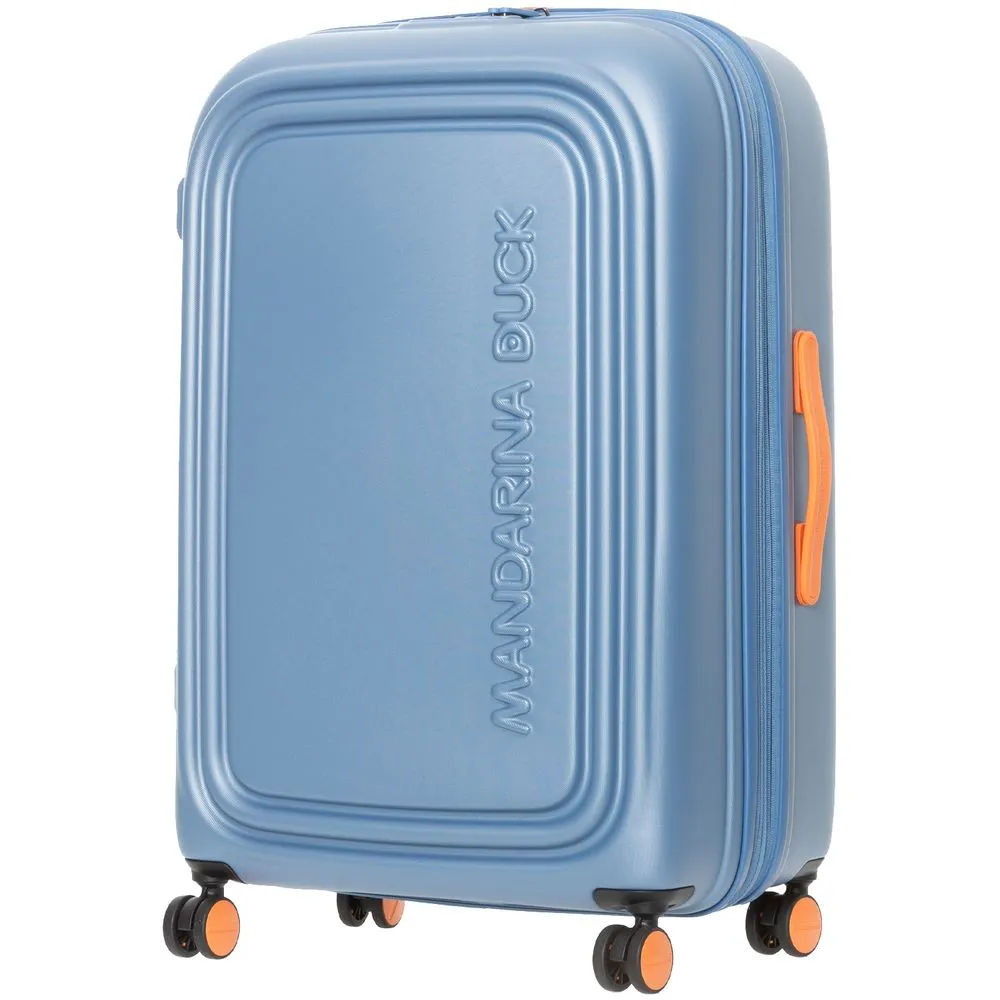 Mandarina Duck Чемодан Logoduck L, джинсовый