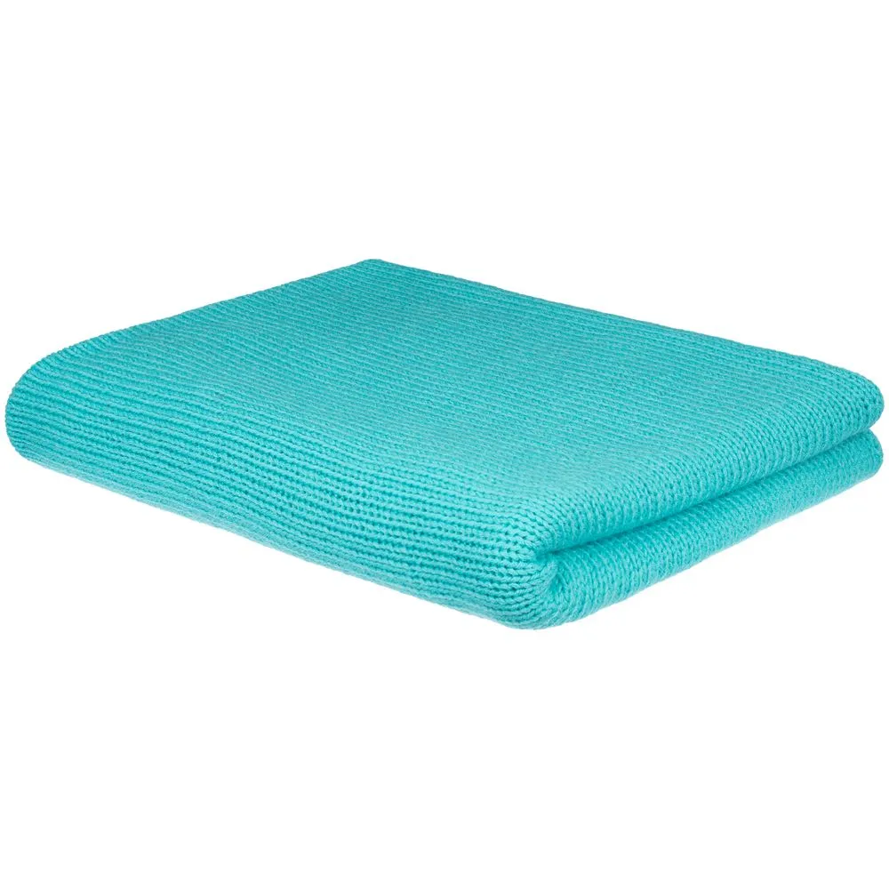 Very Marque Плед Knitly, лазурный