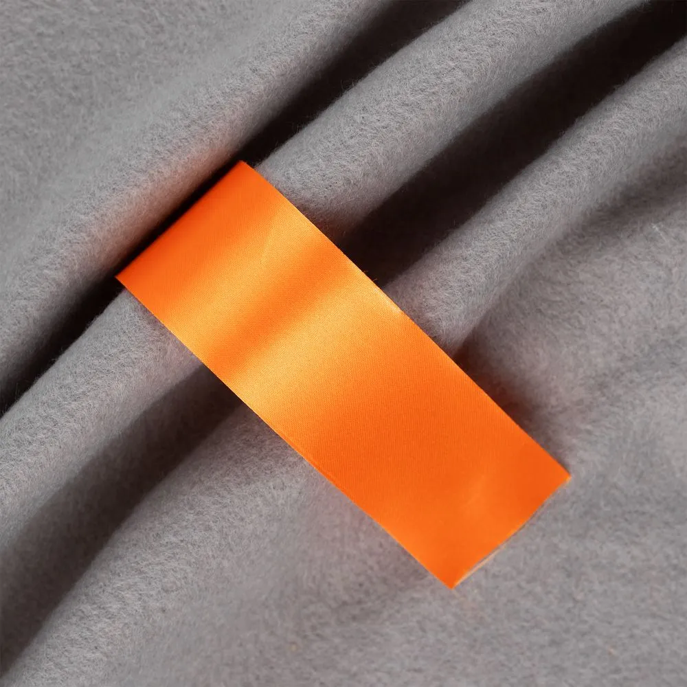 Сделано в России Лента сатиновая Satin 35 М, оранжевая, 100 см