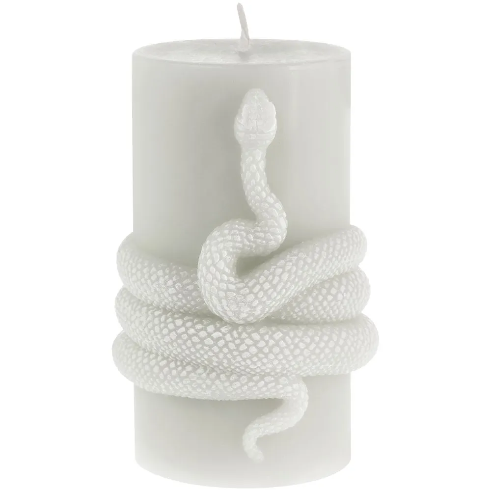 Сделано в России Свеча Snake Knot, серая