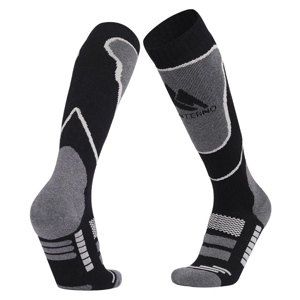 Monterno Термоноски высокие Monterno Sport, черные с серым