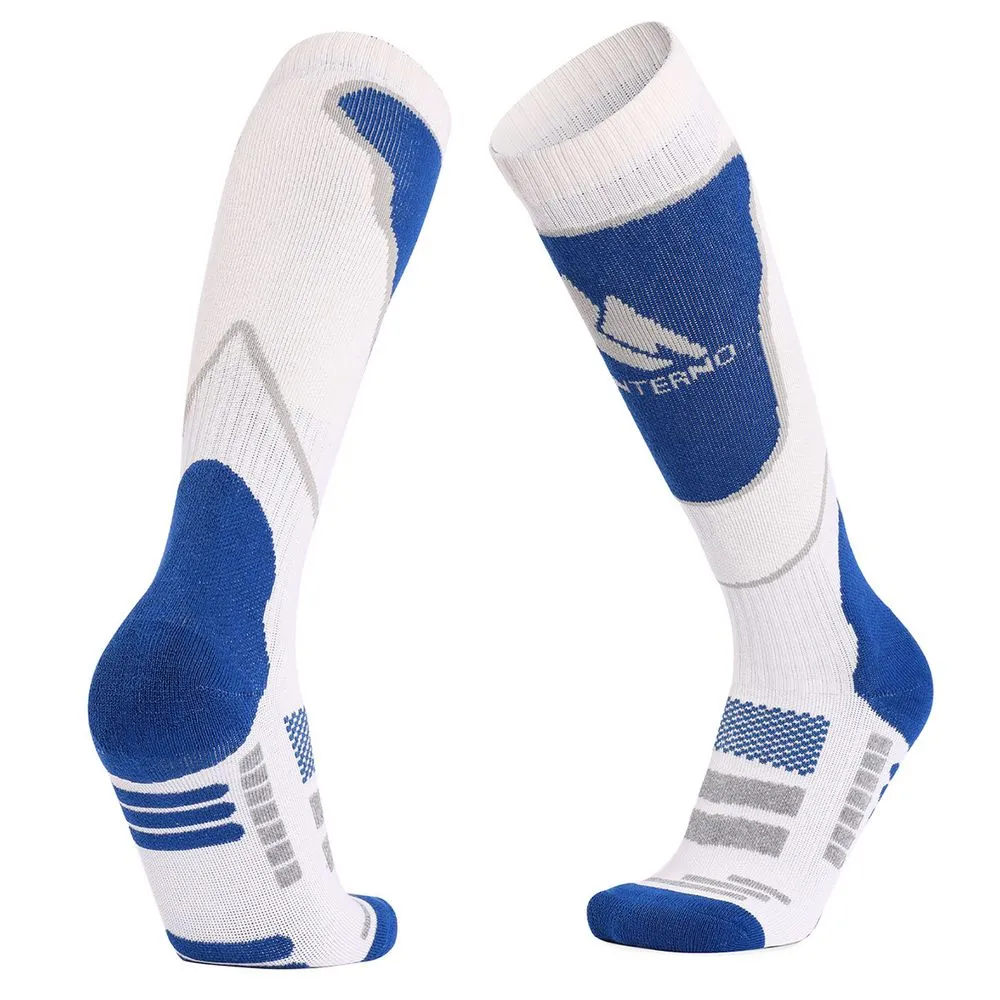 Monterno Термоноски высокие Monterno Sport, белые с синим