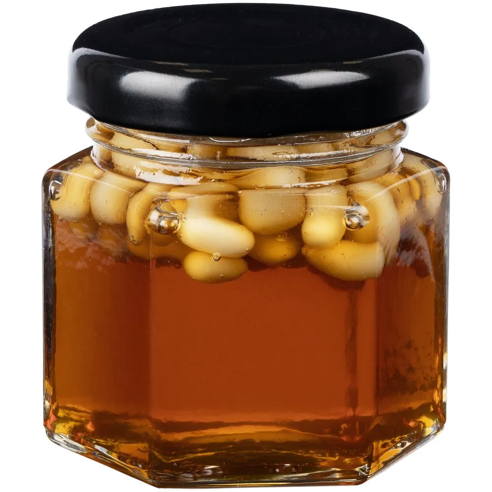Сделано в России Мед Bee To Bear Mini ver.2, с кедровыми орехами
