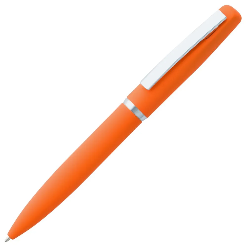 Open Ручка шариковая Bolt Soft Touch, оранжевая