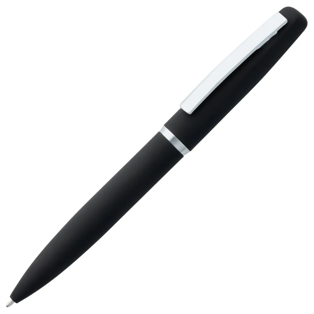 Open Ручка шариковая Bolt Soft Touch, черная