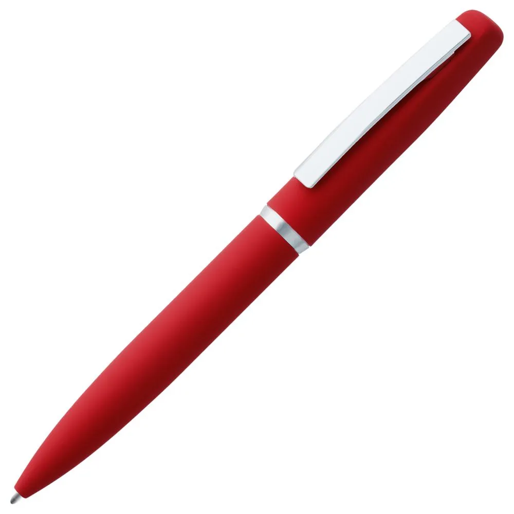 Open Ручка шариковая Bolt Soft Touch, красная