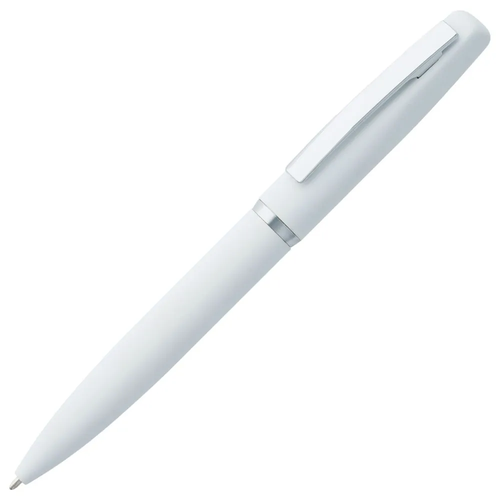 Open Ручка шариковая Bolt Soft Touch, белая