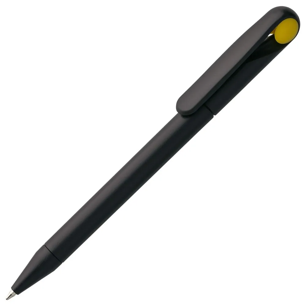 Prodir Ручка шариковая Prodir DS1 TMM Dot, черная с желтым