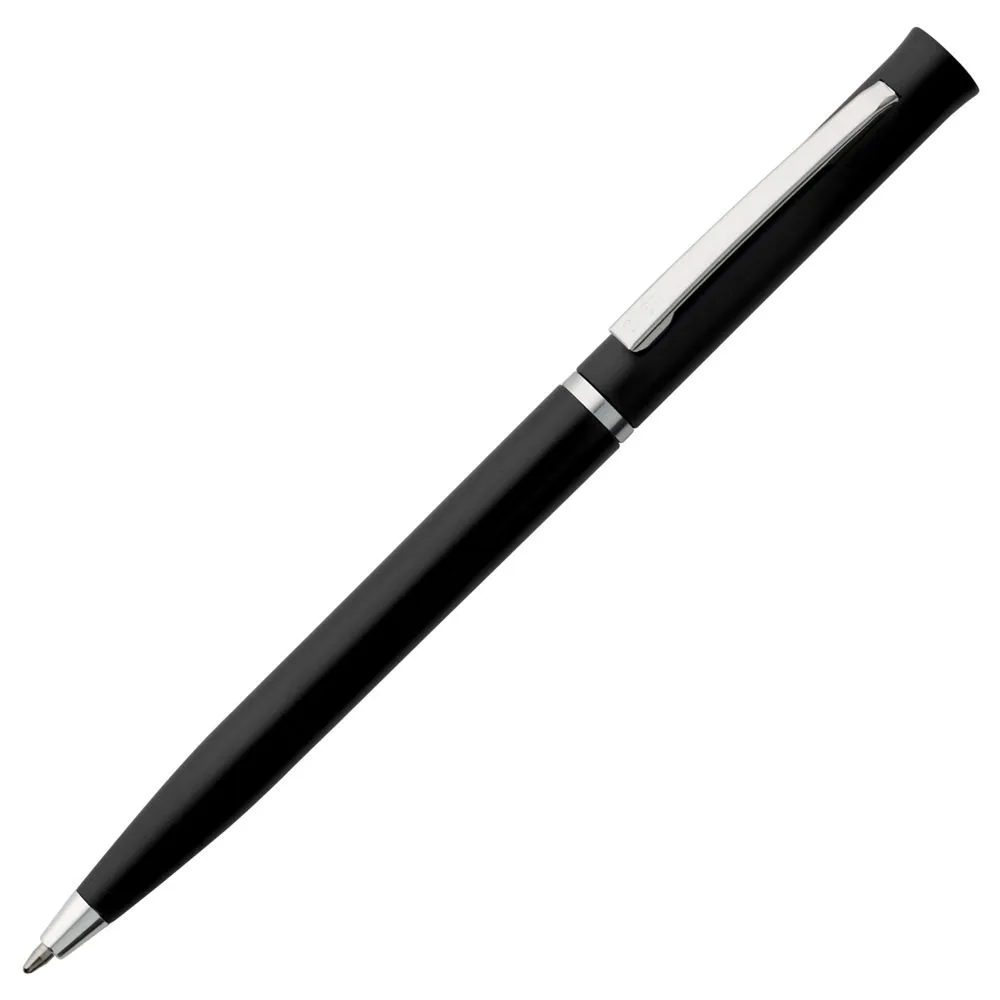 Open Ручка шариковая Euro Chrome, черная