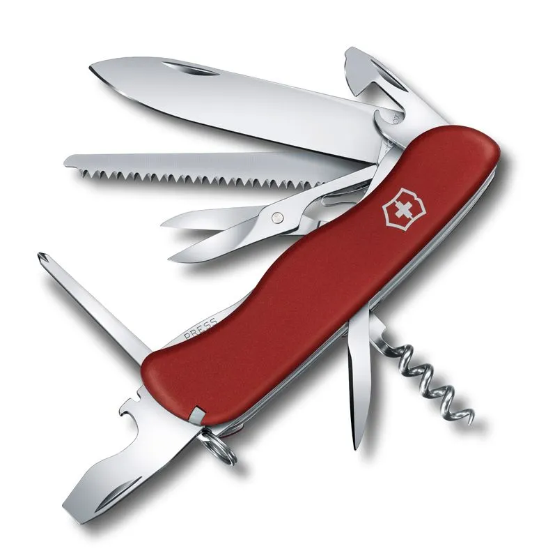 Victorinox Солдатский нож с фиксатором лезвия OUTRIDER, красный