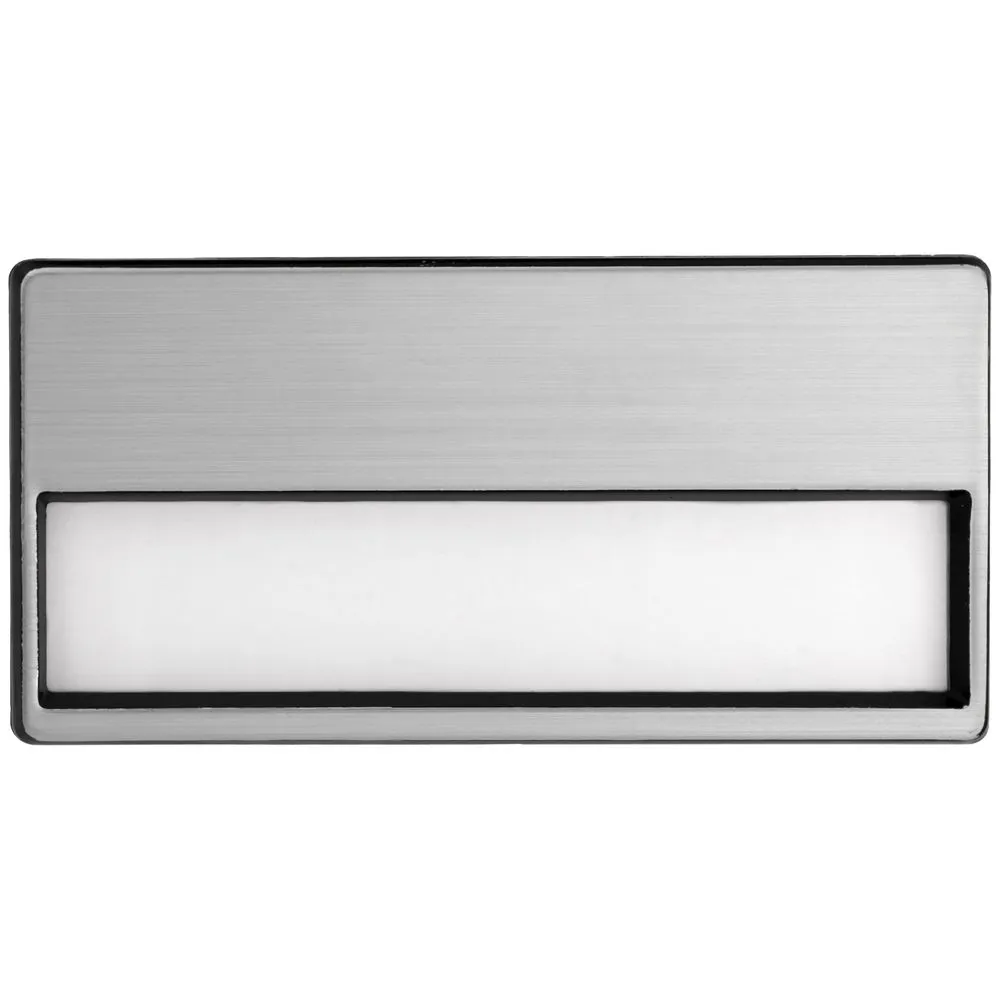 Сделано в России Магнитный бейдж Me Silver