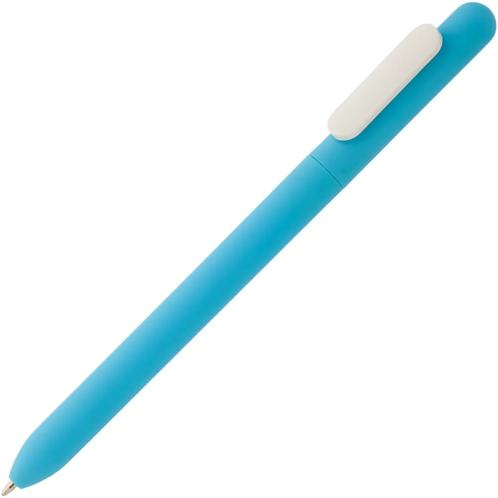 Open Ручка шариковая Swiper Soft Touch, голубая с белым