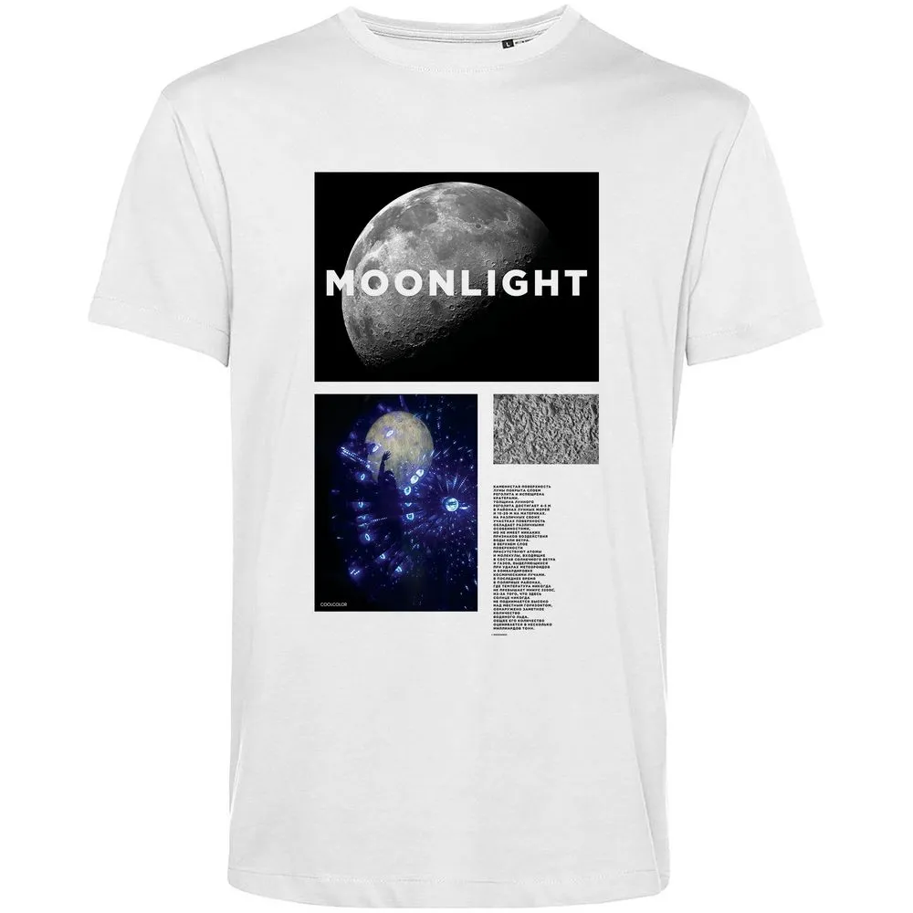 CoolColor Футболка Moonlight, белая