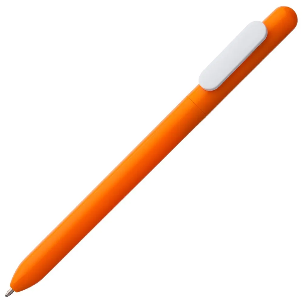 Open Ручка шариковая Swiper, оранжевая с белым