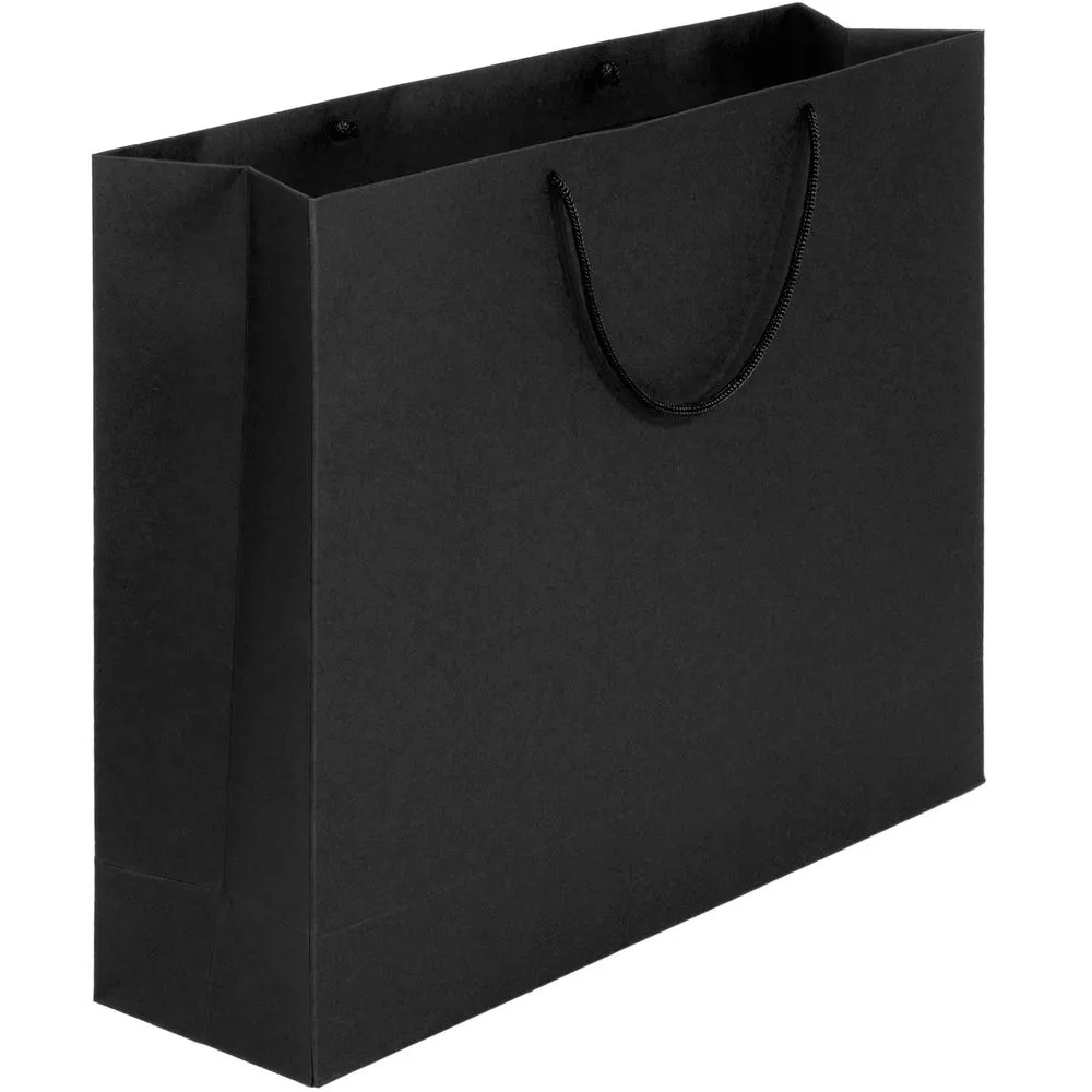 Сделано в России Пакет бумажный Ample Tote L, черный