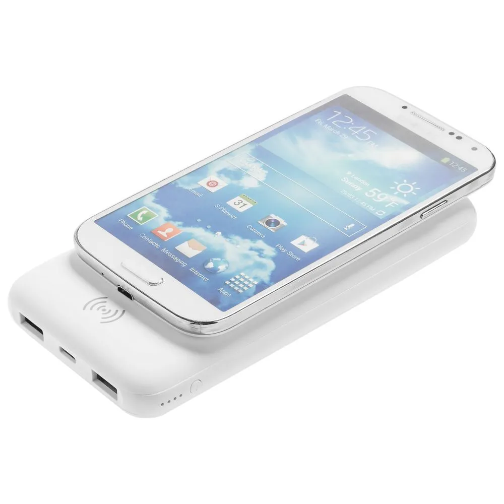 Uniscend Аккумулятор Quick Charge Wireless 10000 мАч, белый