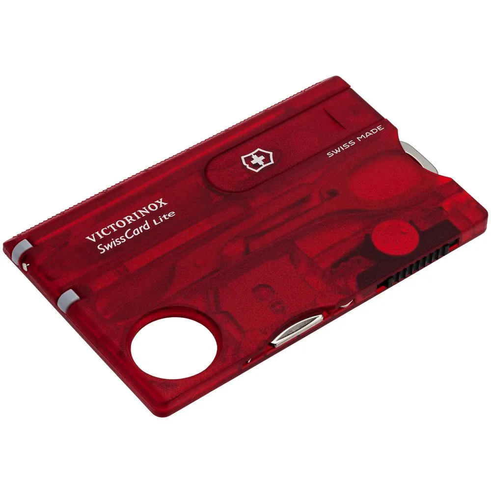 Victorinox Набор инструментов SwissCard Lite, красный