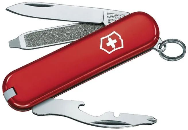 Victorinox Нож-брелок Rally 58, красный